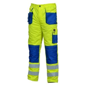Pantaloni de lucru izolați hv galbeni Proman