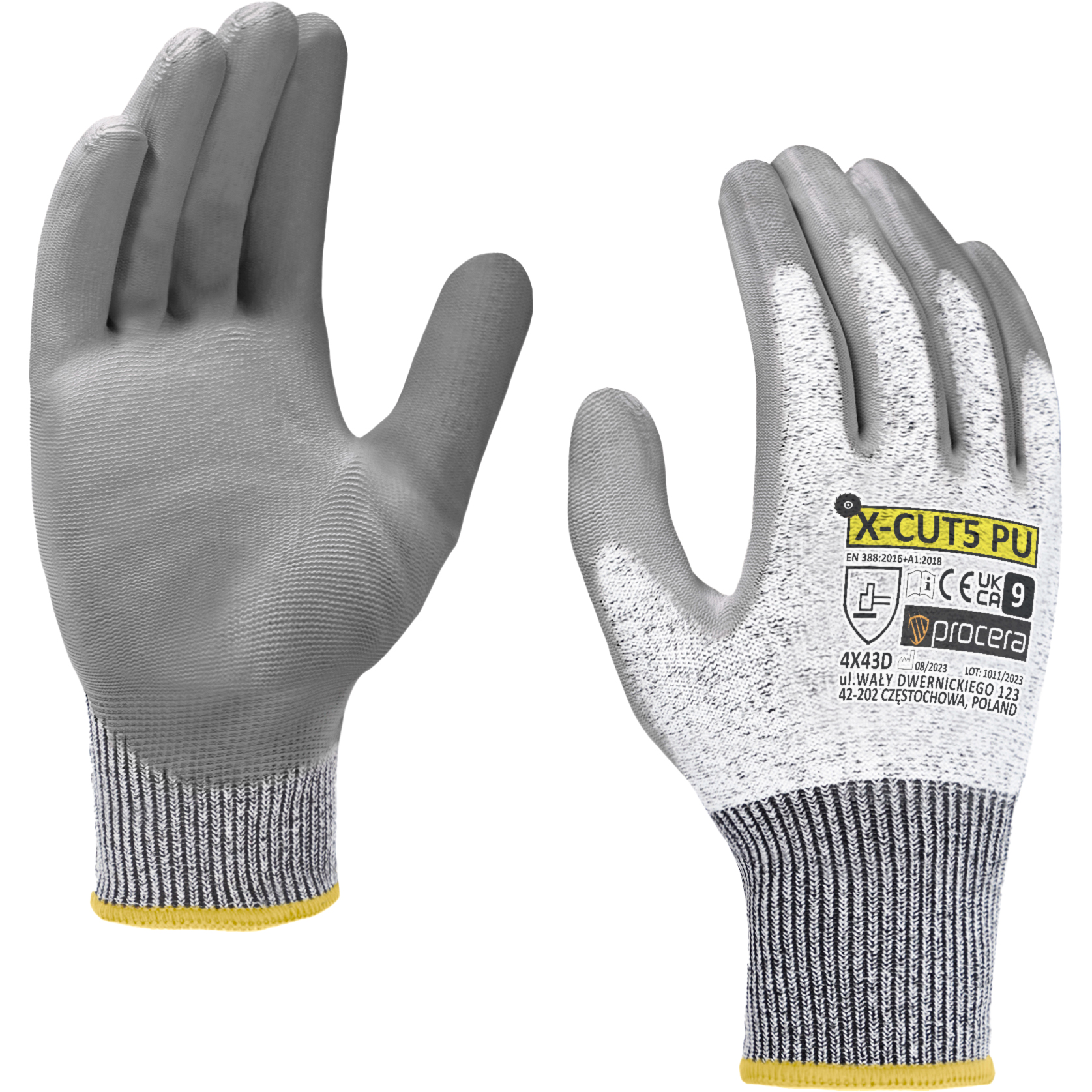Mănuși anti-tăiere X-CUT5 PU – protecție nivel D
