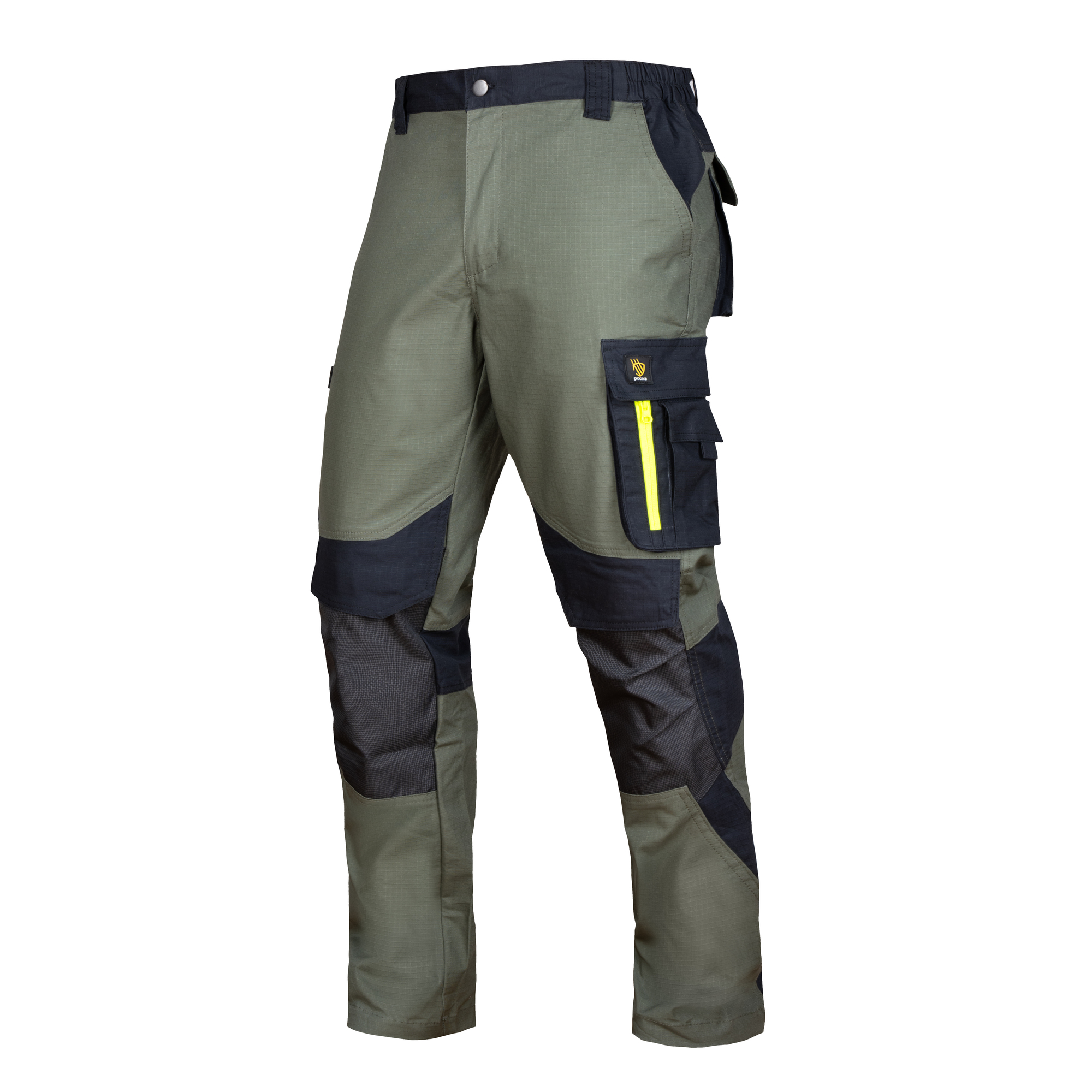 Pantaloni de lucru Ultratech Rip-Stop Stretch – verzi - imagine 4