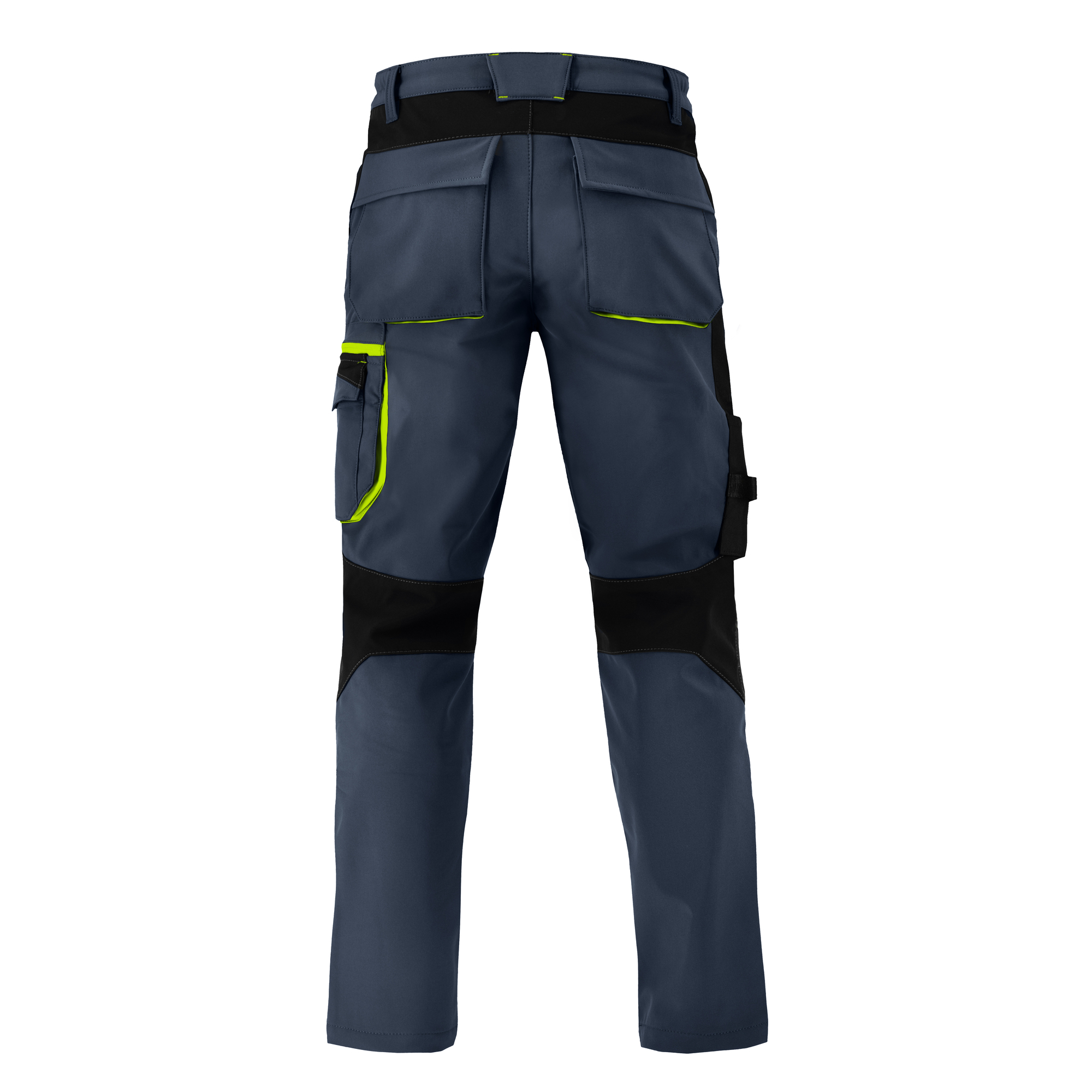 Pantaloni Softshell powerflex albastru inchis - imagine 3