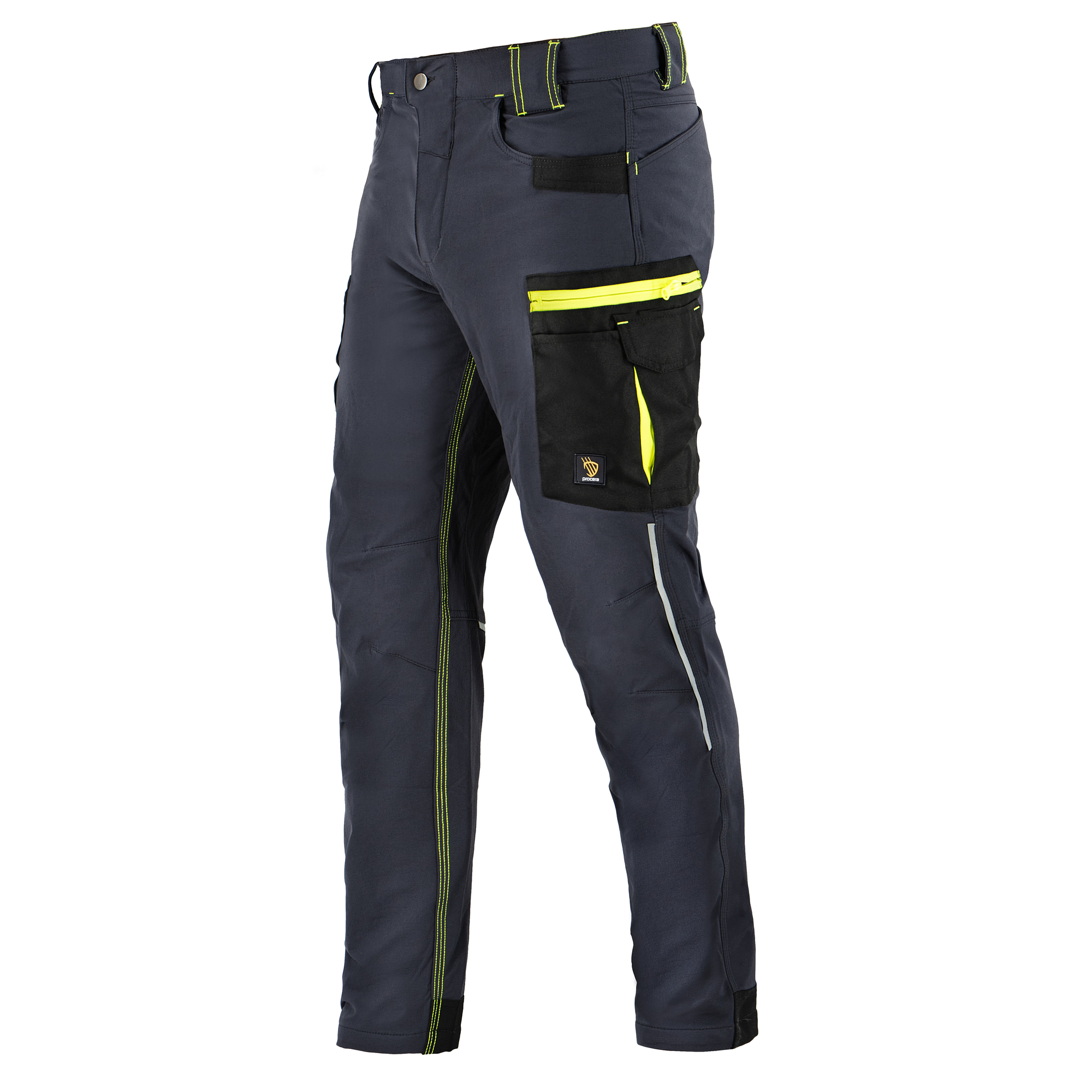 Pantaloni de lucru ZICO Stretch 4-Way – Antracit/Negru
