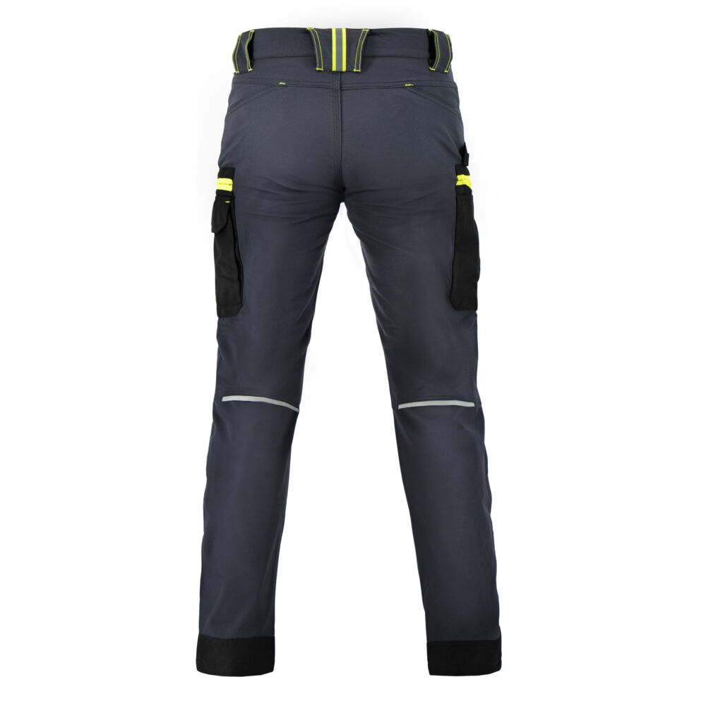Pantaloni de lucru ZICO Stretch 4-Way – Antracit/Negru - imagine 3