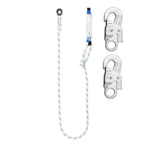 siguranță cu coardă LB100 și carabiniere 2×AZ002 – 2 m