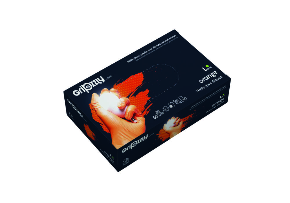 Mănuși GRIPZZLY – nitril 100%, textură diamant