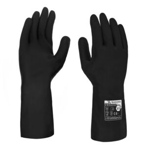 Mănuși X-BLACKCHEM – latex rezistent chimic