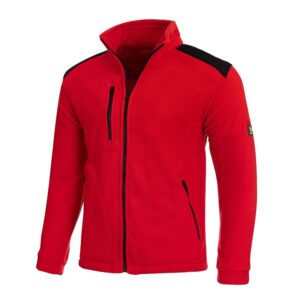 Polar de lucru roșu 350 g cu întăriri