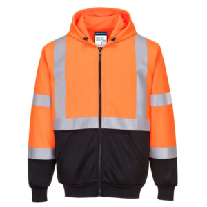 Hanorac Hi-Vis Bicolor cu Fermoar