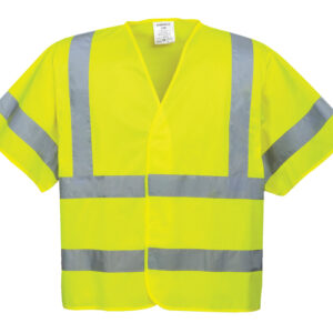Vesta cu maneci Scurte Hi-Vis