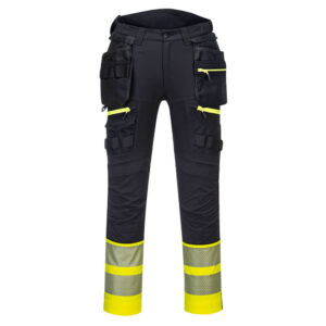 DX4 Pantaloni cu Buzunare Holster Detasabile Hi Vis Clasa 1