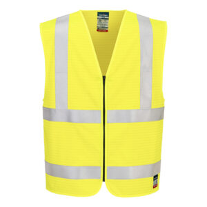 Bizflame Hi-Vis FR Zip Vest