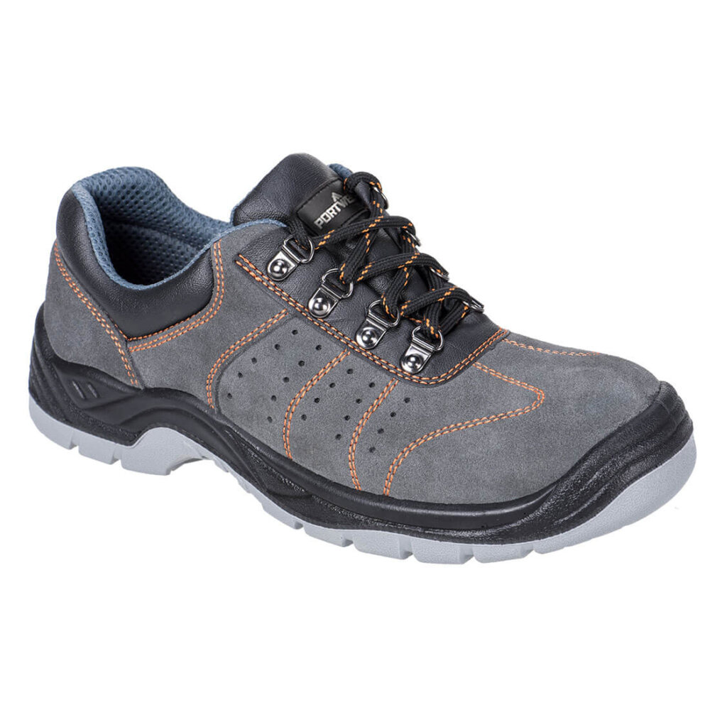 Steel Suede Leather Low Shoe S1P SR FO