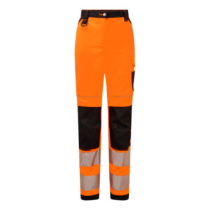 PW3 Pantaloni de lucru pentru femei Hi-Vis Stretch pentru femei