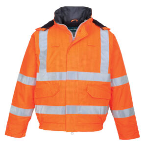 Bizflame Rain Hi-Vis FR Winter Bomber Jacket